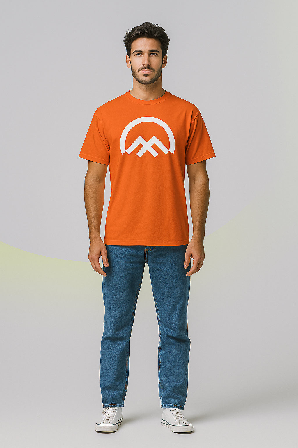 Climbers Code original men's orange t-shirt