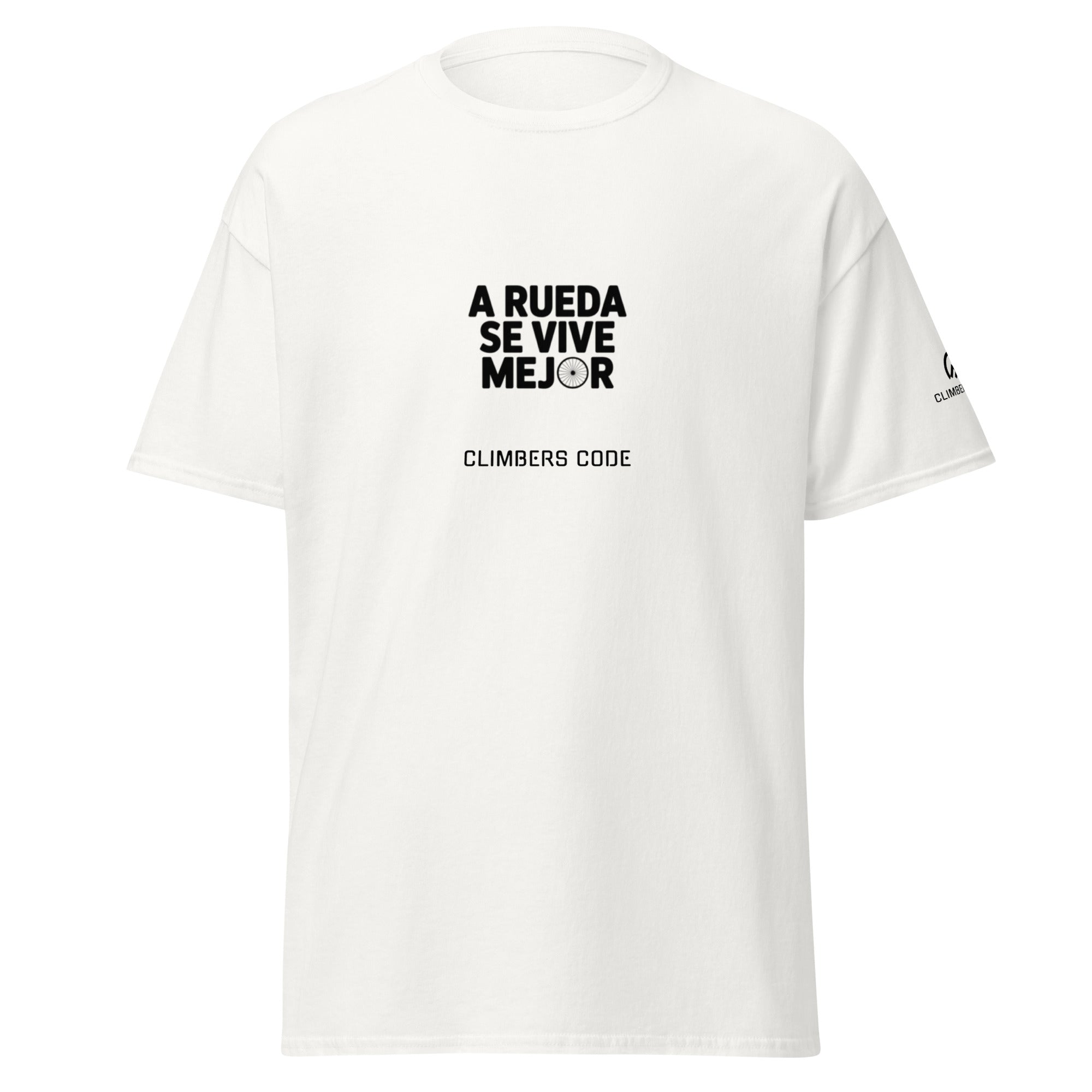 Camiseta ciclismo "A rueda se vive mejor"