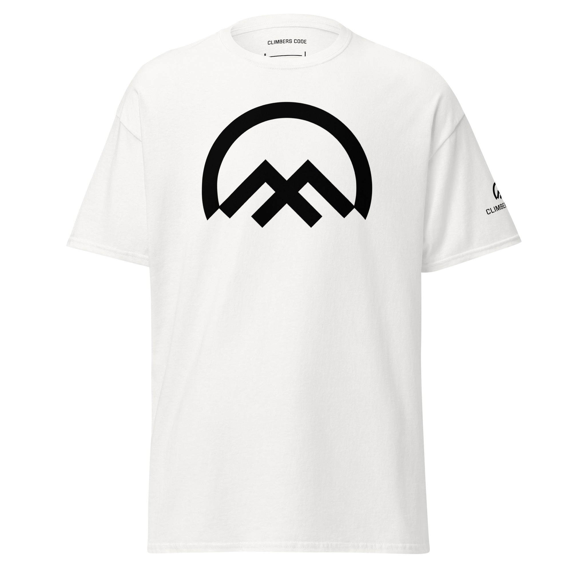 Climbers Code original men's white tee