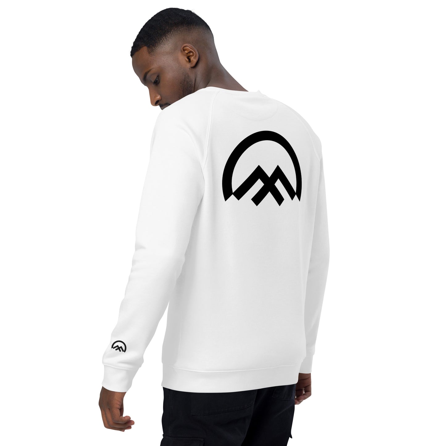 Sudadera hombre blanca logo Climbers