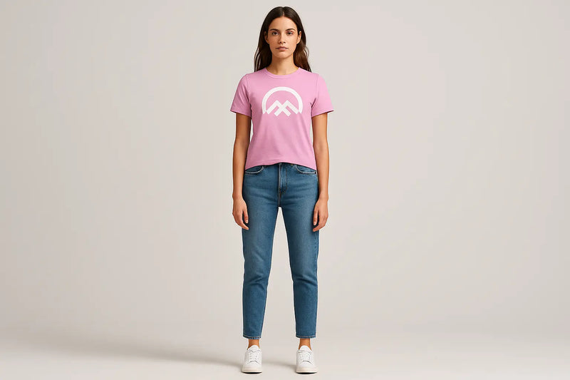 Camiseta ciclismo mujer Original rosa