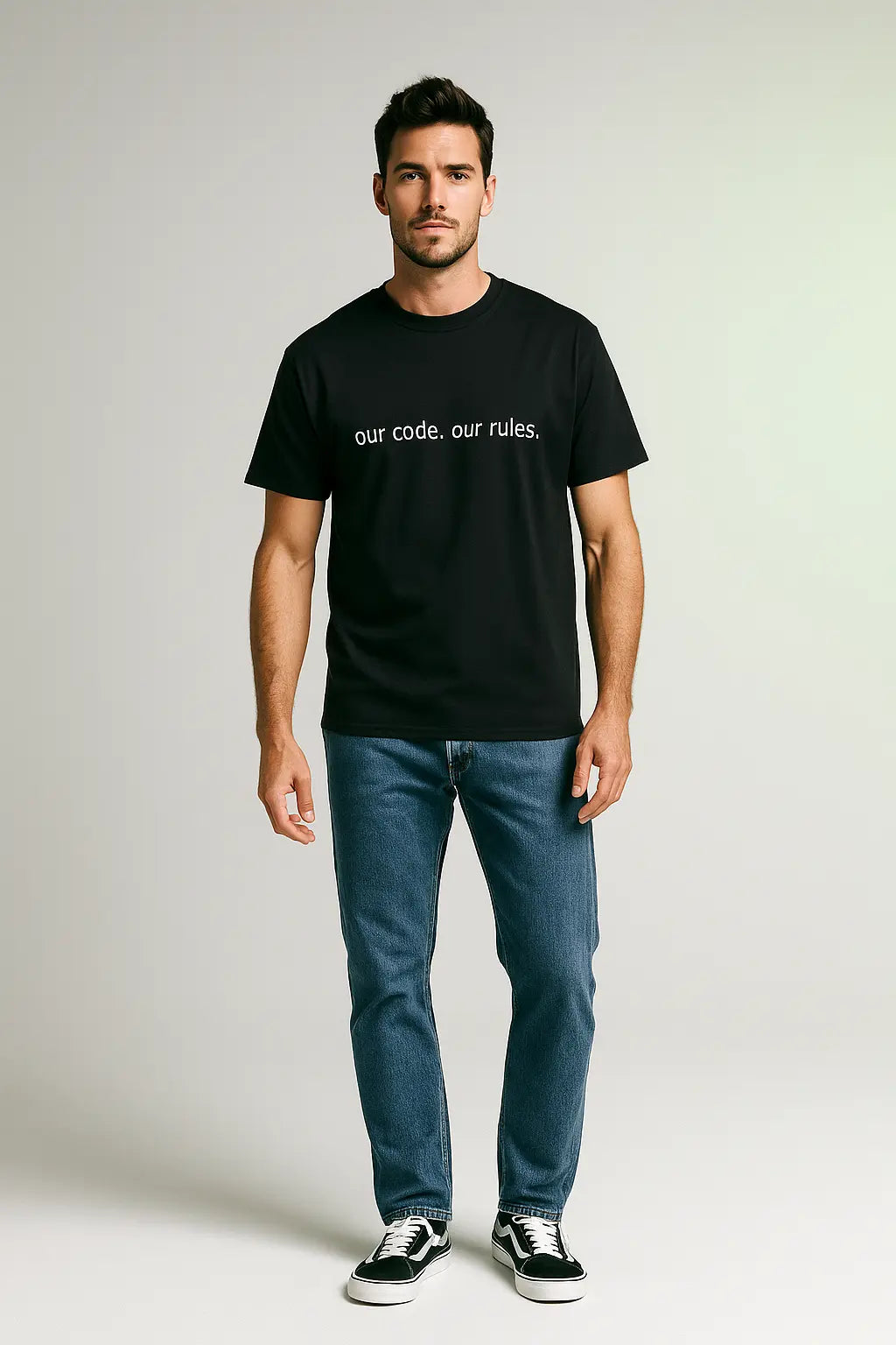 Camiseta ciclismo hombre negra Our code. Our rules