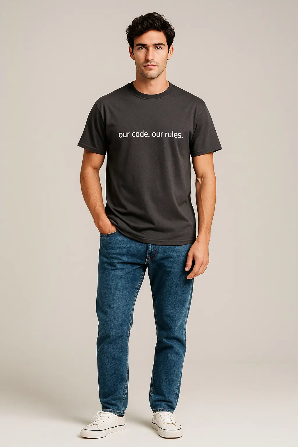 Camiseta ciclismo hombre grafito Our code. Our rules