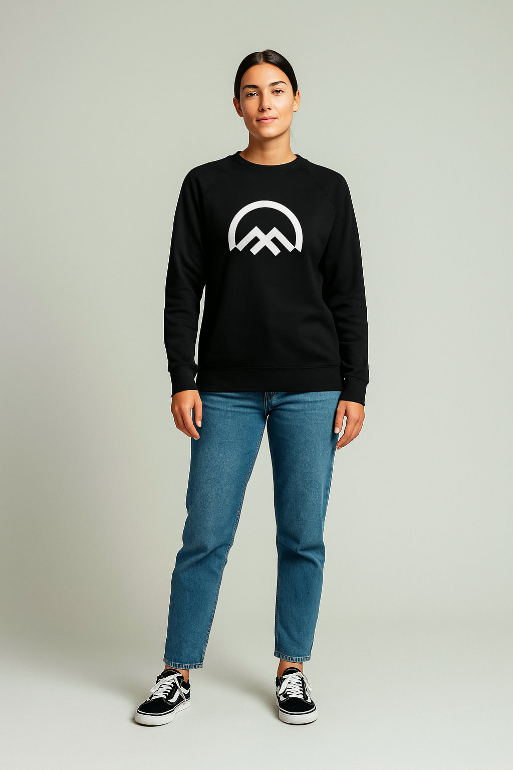 Climbers Code organic black sweatshirt