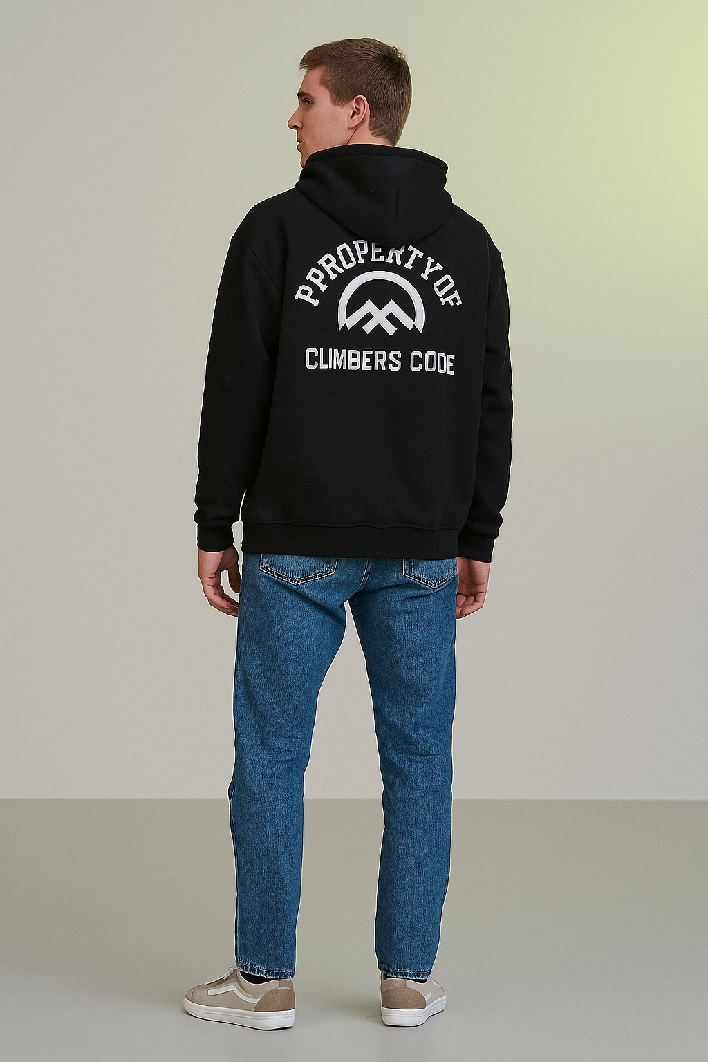 Property of Climbers Code men's zip hoodie