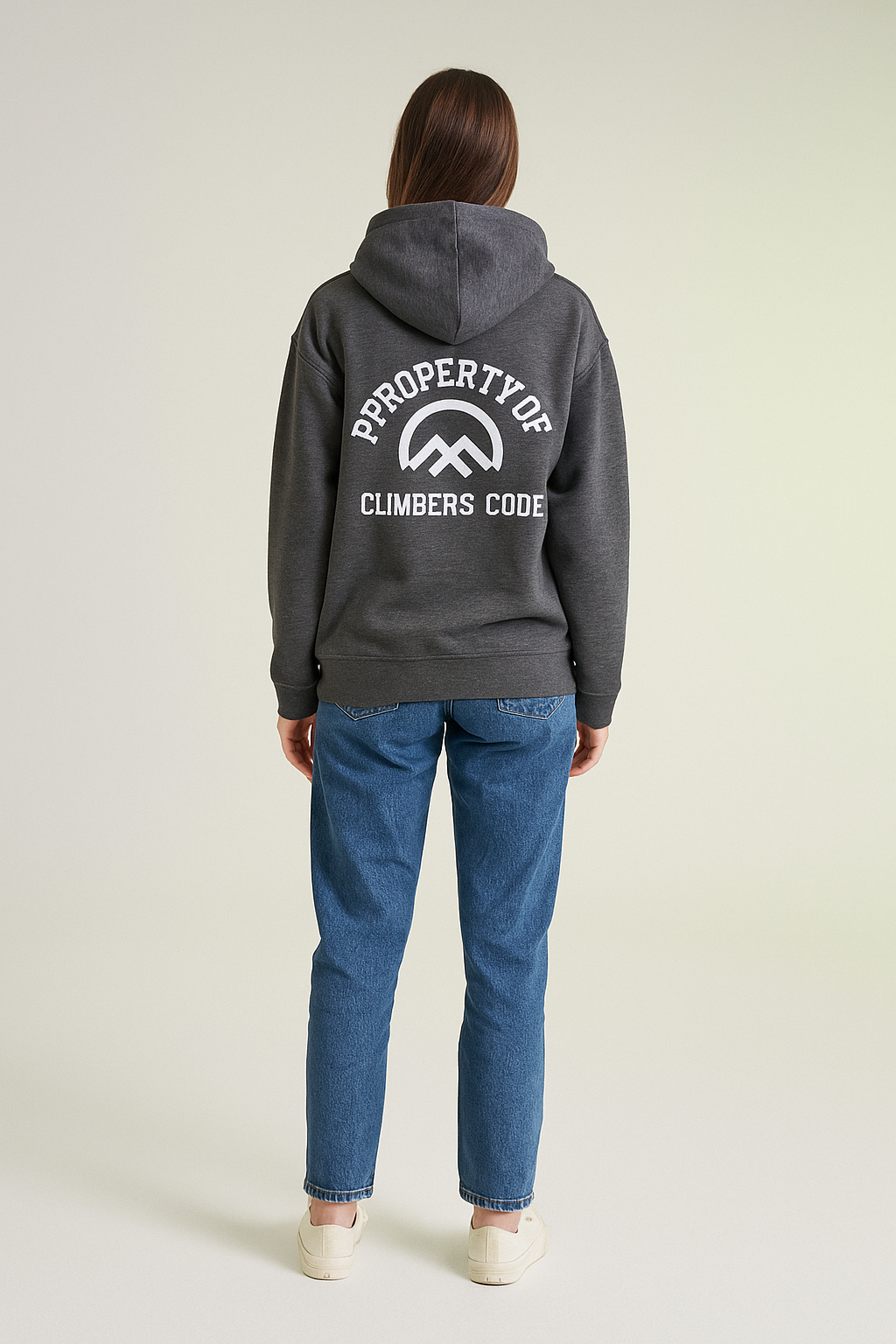 Property of Climbers Code women's zip hoodie