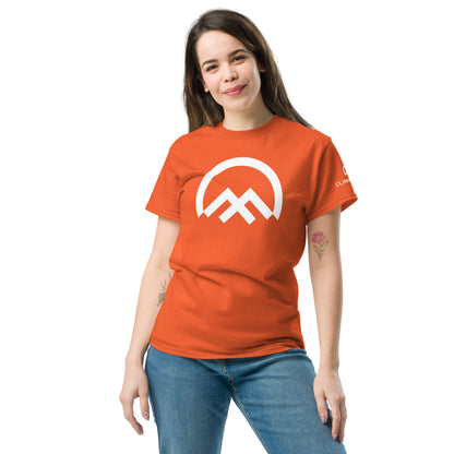 Camiseta clásica logo Climbers Code unisex naranja