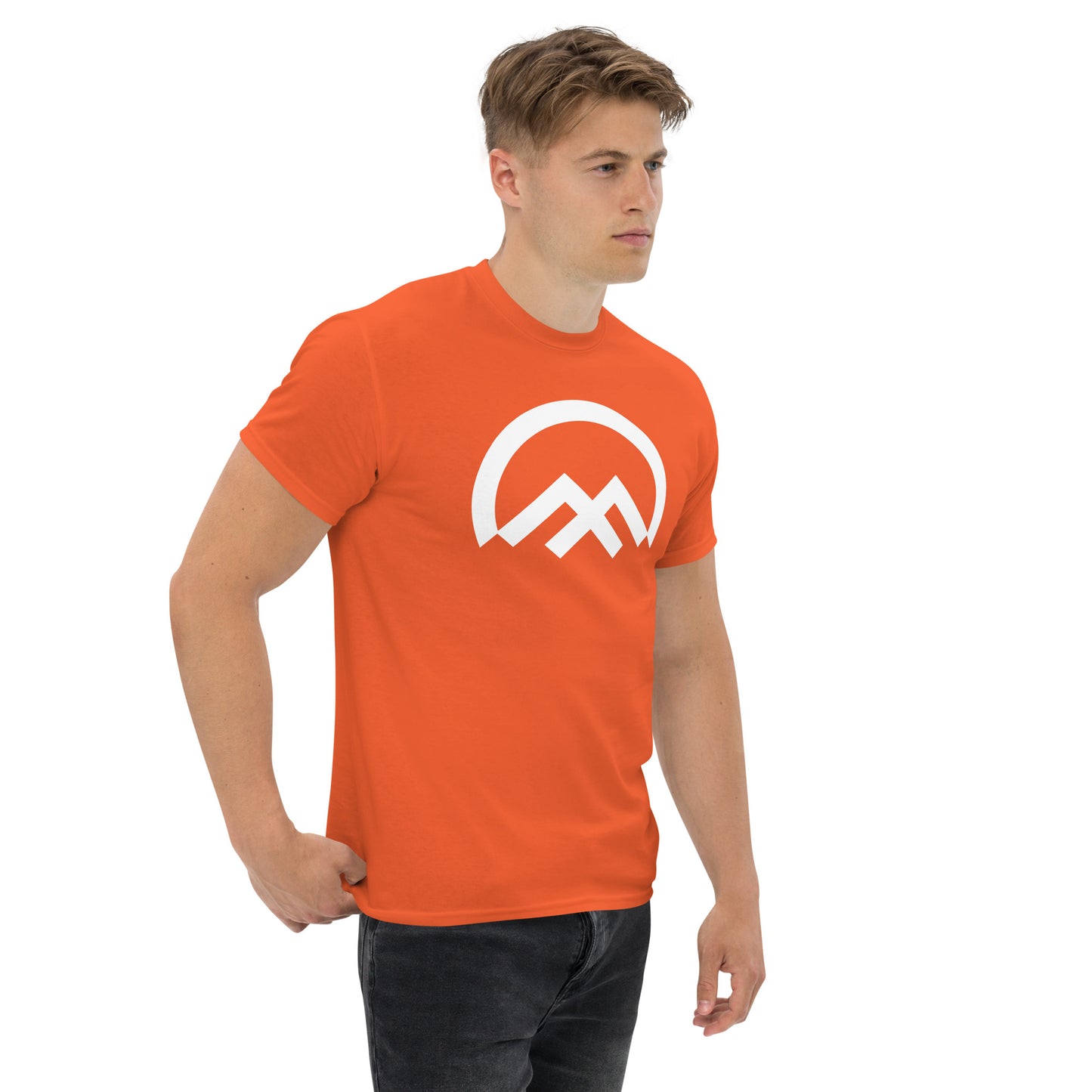 Camiseta clásica logo Climbers Code unisex naranja