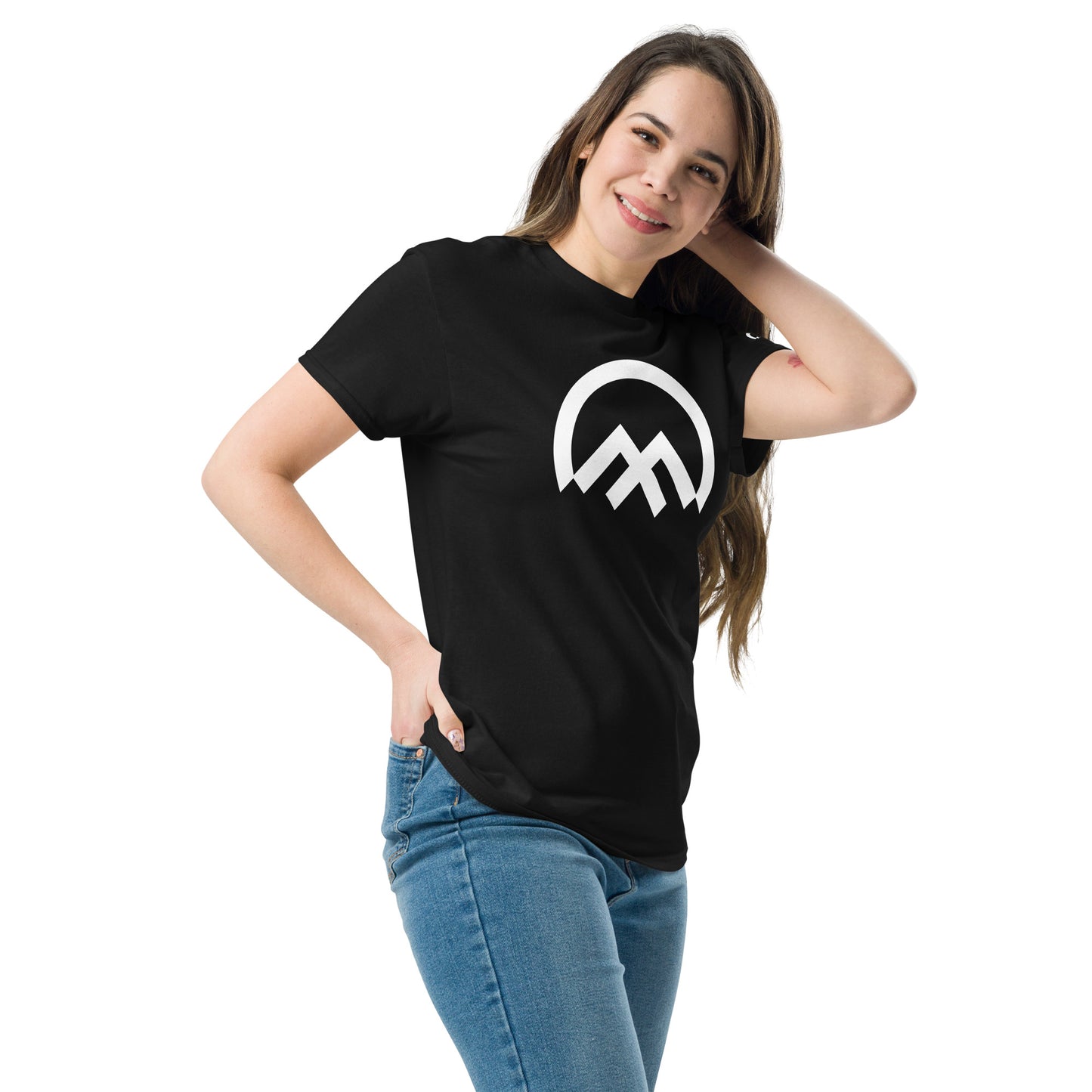 Camiseta clásica logo Climbers Code unisex negro