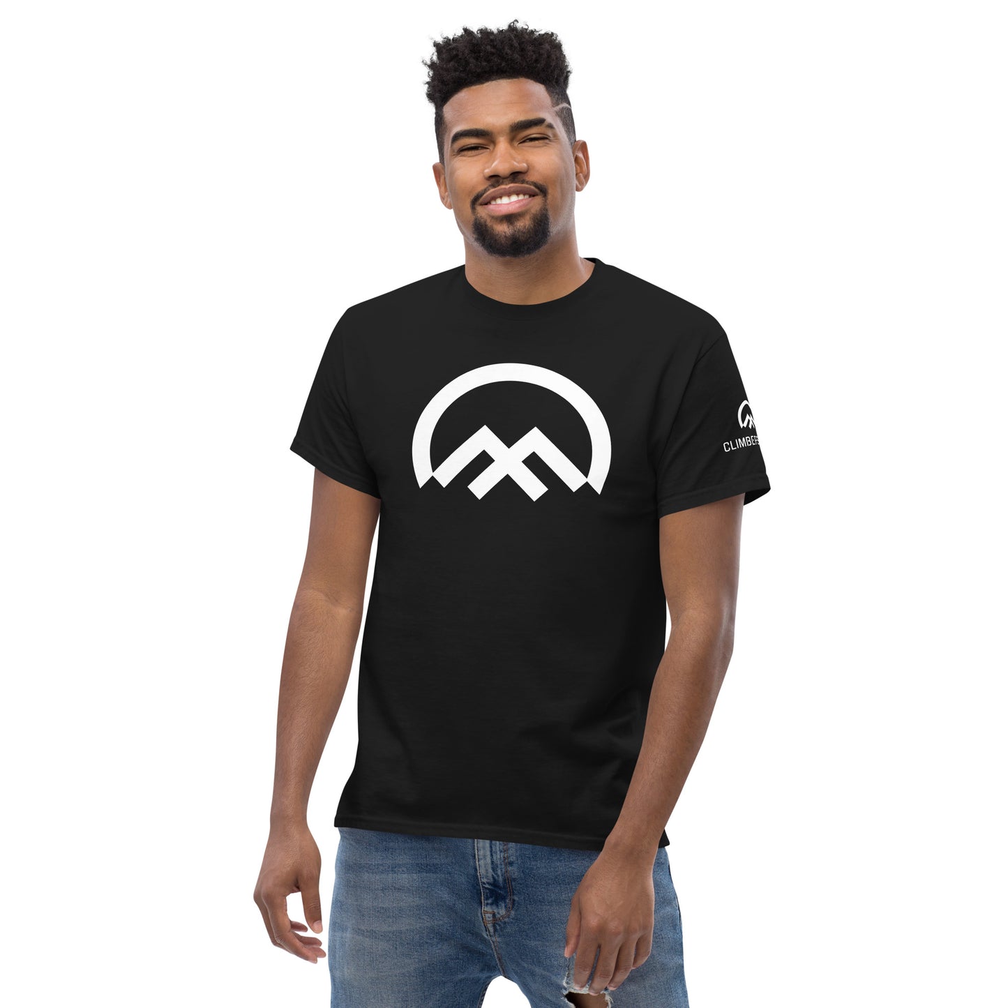 Camiseta clásica logo Climbers Code unisex negro