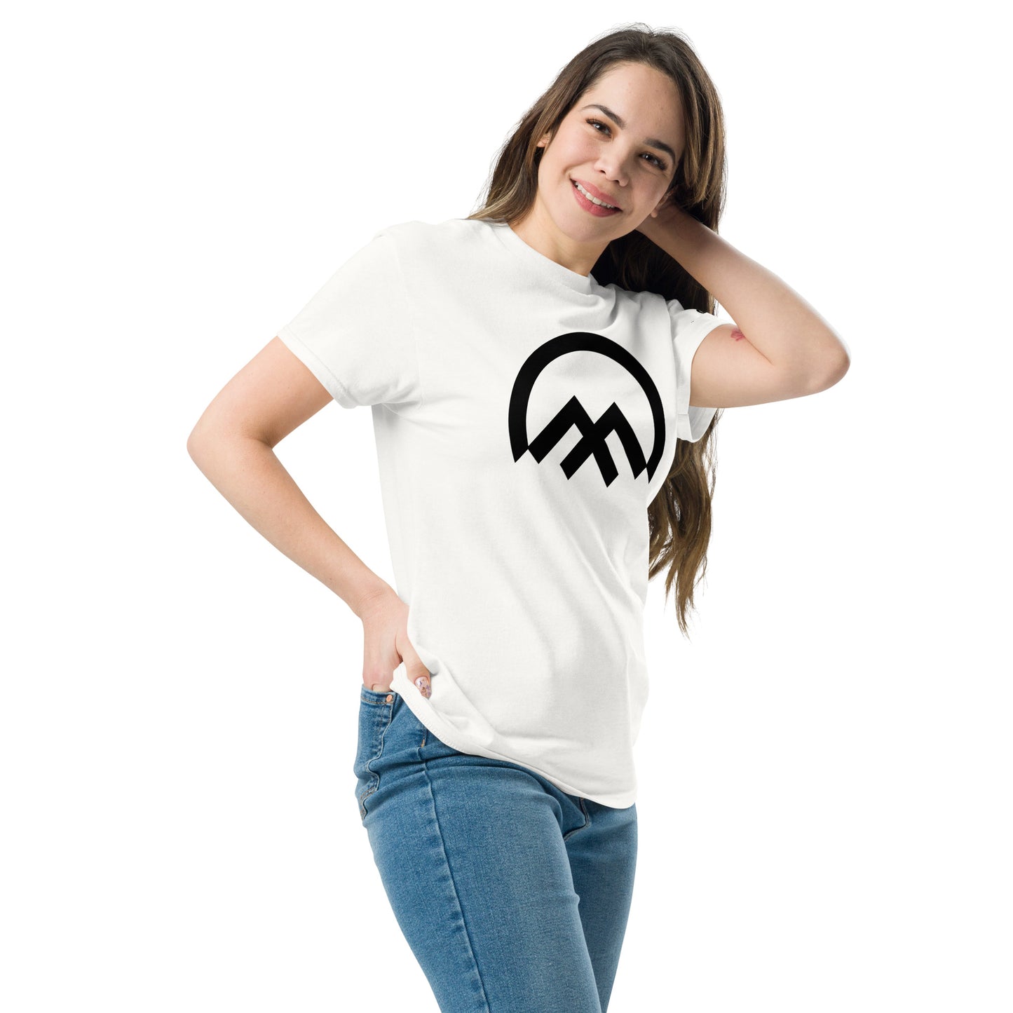 Classic Climbers Code logo unisex t-shirt white