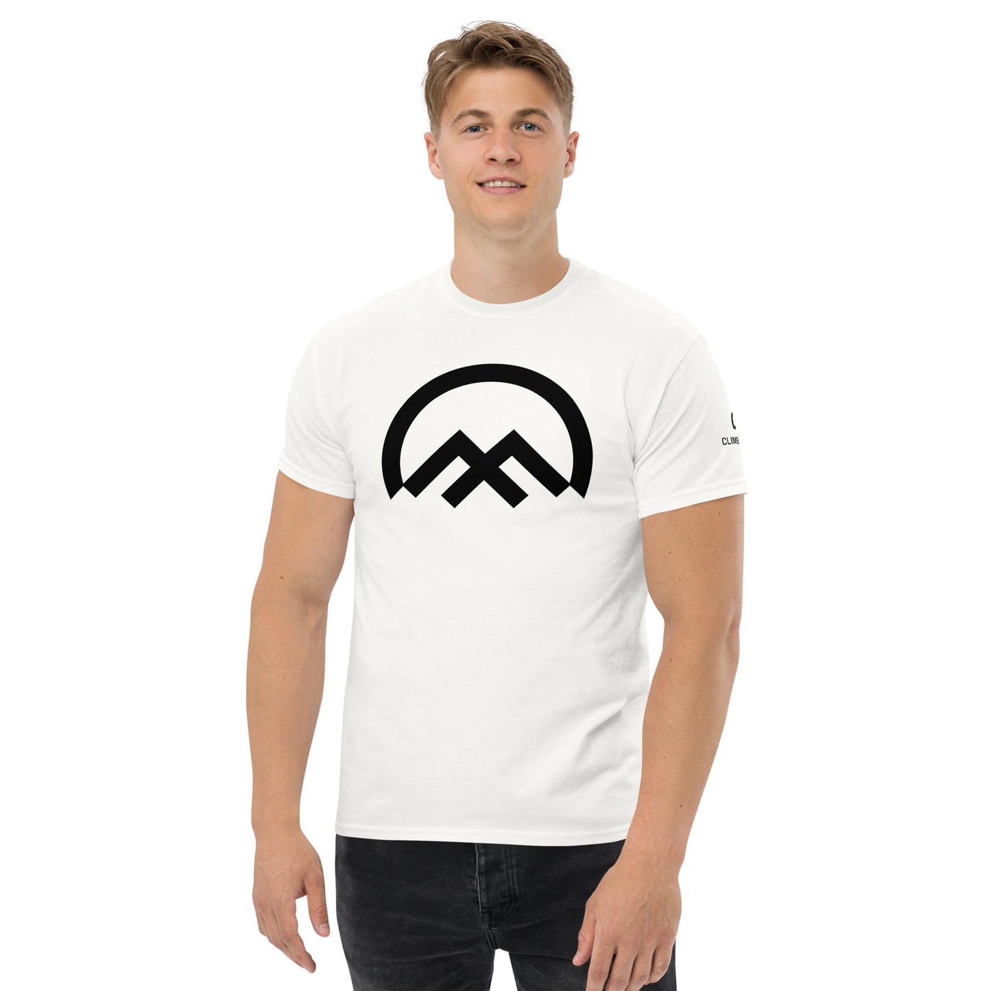 Classic Climbers Code logo unisex t-shirt white