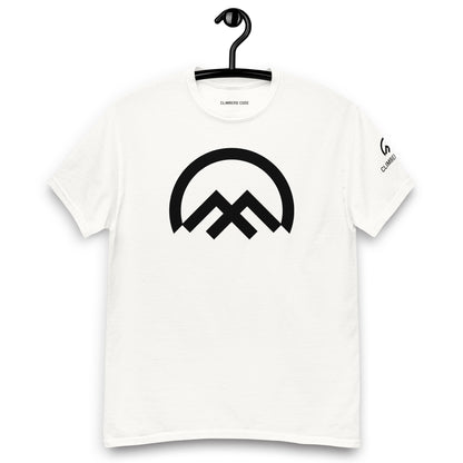 Classic Climbers Code logo unisex t-shirt white