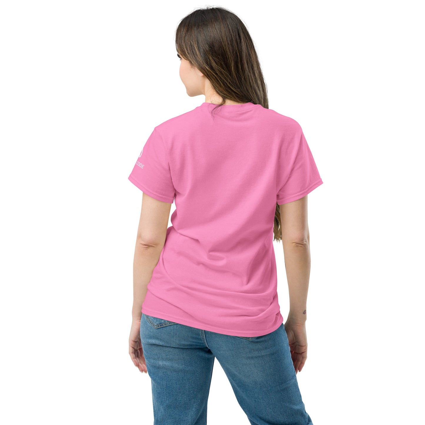 Camiseta clásica logo Climbers Code unisex rosa