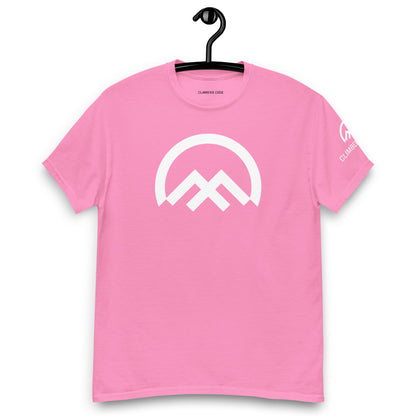 Camiseta clásica logo Climbers Code unisex rosa