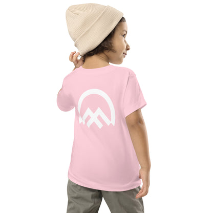 Camiseta niños Future Climbers rosa negro