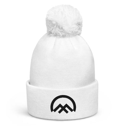 Gorro blanco pompom unisex