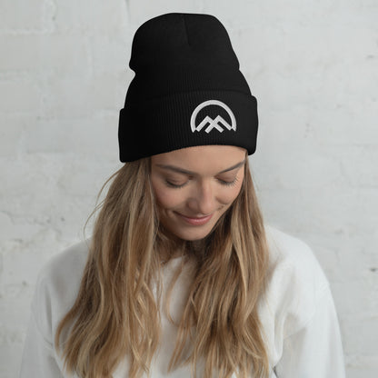 Gorro negro con borde vuelto Climbers Code