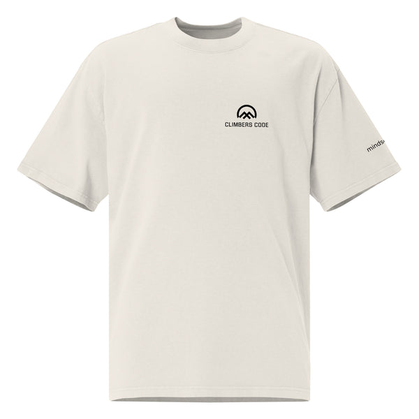 Our code. Our rules. women's faded bone t-shirt