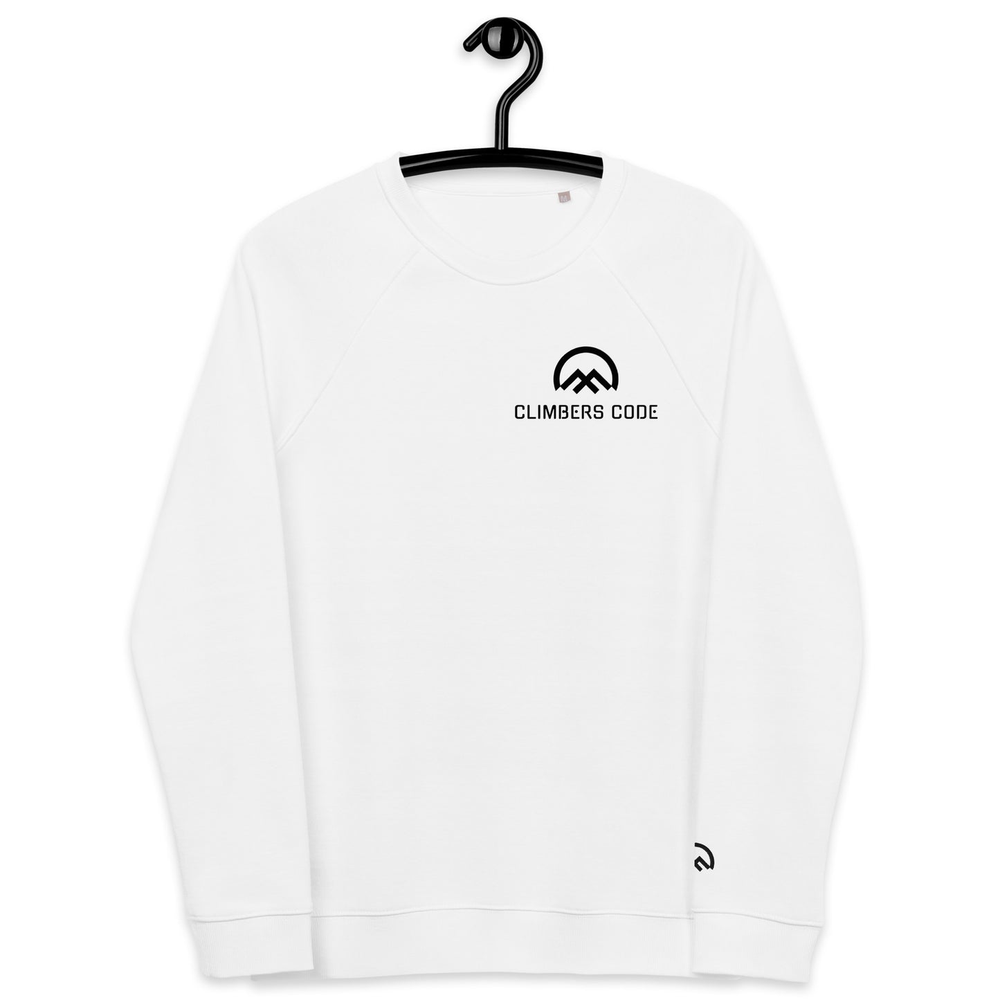 Sudadera hombre logo Climbers Code blanca