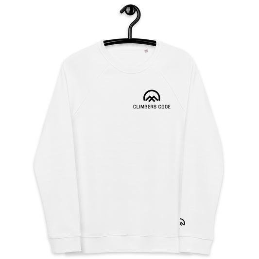 Sudadera hombre logo Climbers Code blanca