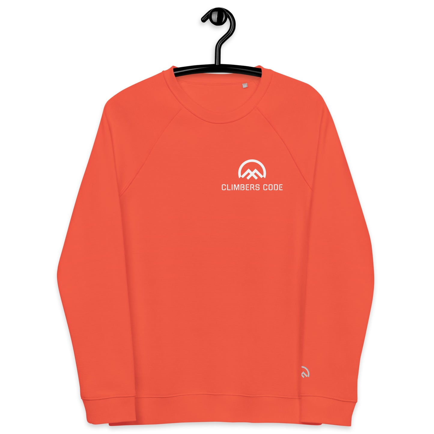 Sudadera hombre logo Climbers Code naranja