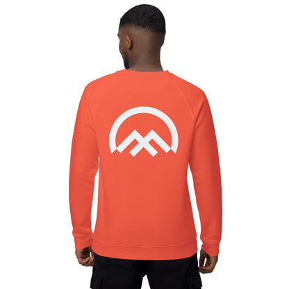 Sudadera hombre logo Climbers Code naranja