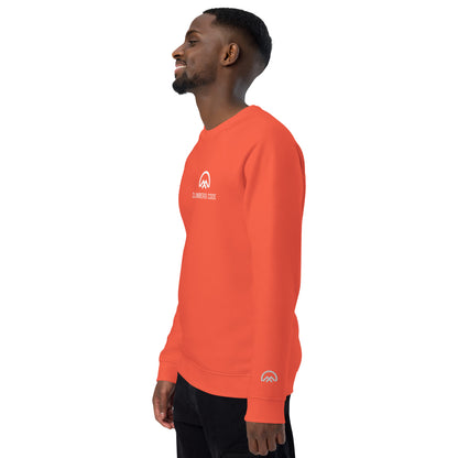 Sudadera hombre logo Climbers Code naranja