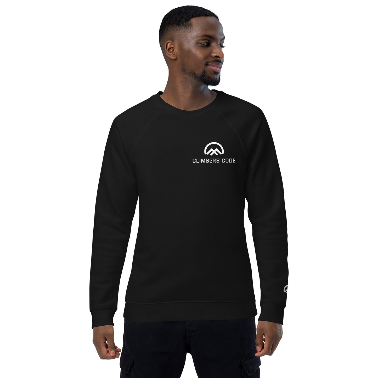 Sudadera hombre logo Climbers Code negra