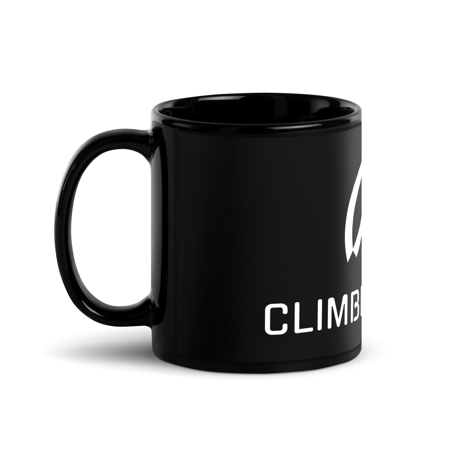 Taza negro brillante Climbers Code