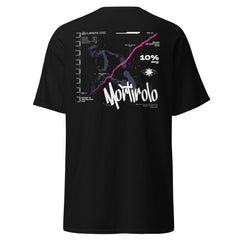 Altimetry Mortirolo climb men's black tee