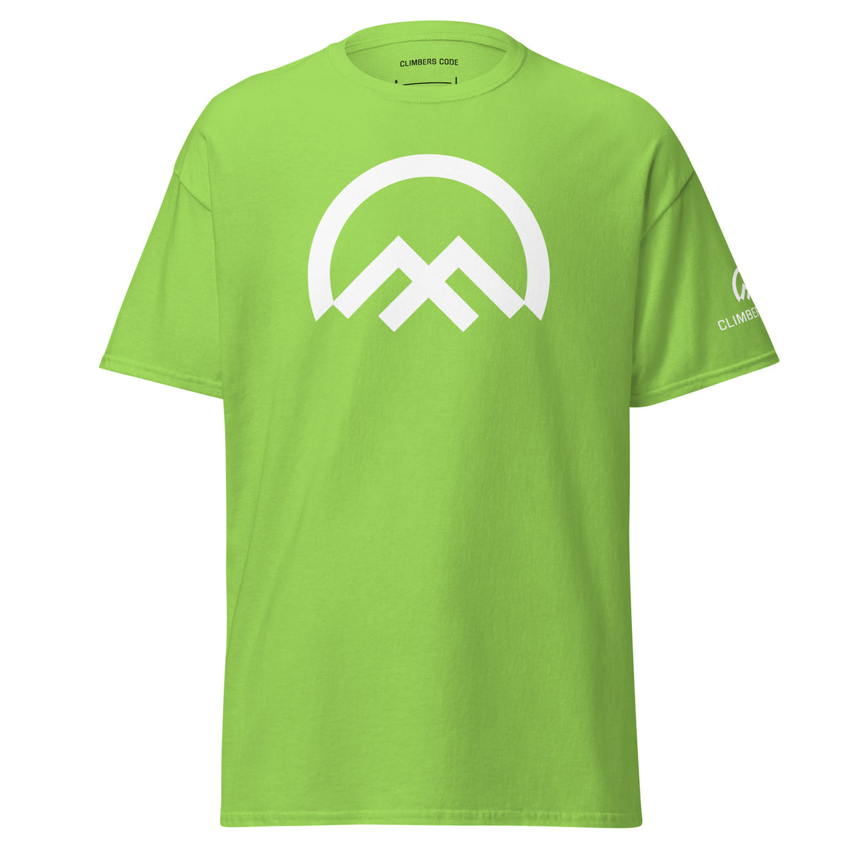 Climbers Code original men's green tee