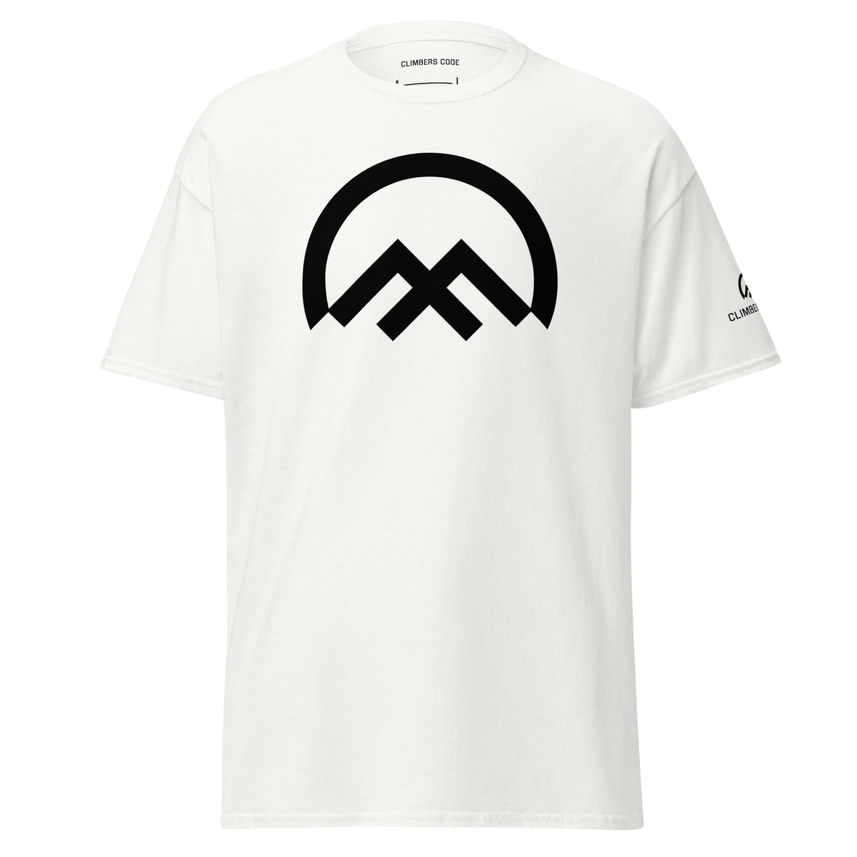 Climbers Code original men's white tee