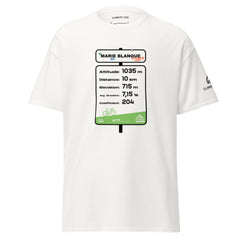 Iconic climb Marie Blanque men's white tee